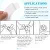 Healifty 40Pcs Ostomy Barrier Tape Elastic Ostomy Supplies Ostomy Barrier Strips Skin Barrier Strips for Ostomy Bag Colostomy Bags