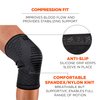 Ergodyne ProFlex 601 Knee Compression Sleeve Support for Men and Women Black, Medium