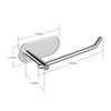 ZUNTO Towel Ring Self Adhesive Hand Towel Holder for Bathroom Kitchen Hand Towel Bar No Drilling SUS 304 Stainless Steel Brushed