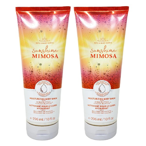 Generic Bath and Body Work Sunshine Mimosa 2 Pack Moisturizing Body Wash Bundle - 10 fl oz / 296 mL each