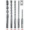 Makita 5 Piece - SDS-Plus Drill Bit Set For SDS+ Rotary Hammers - Aggressive Drilling For Concrete & Masonry - Carbide Tipped Bits
