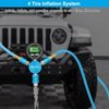 Uharbour 4 Tire Inflation System, 4 Tire Inflation Deflation System, 4 Tire Air Up Down System, 4 Tire Pressure Equalizer, Inflate or Deflate All 4 Tires at Once, Fits Up to 155" Wheelbase