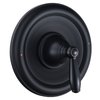 Pressure Balancing Tub and Shower Trim Kit, Compatible with Moen Posi-Temp Valve, Matte Black