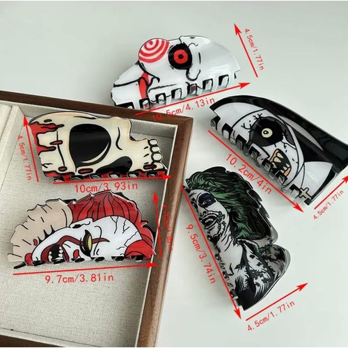 Beteleguese Hair Claw for Women, Halloween, Cosplay, Parties