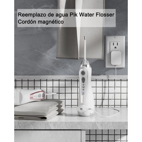Magnetic Charger Replacement for Waterpik Water Flosser, Charging Cord Compatible with Waterpik WP-560 WP-562 WP-563 WP-567 WP-569 WP-580 WP-582 WP-583 Power Cord