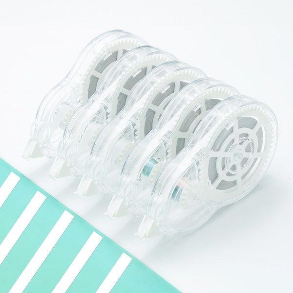 M&G 5 pack Correction Tape，131.2 Feet correction tape, Total 656FT/200M, Easy to Use Applicator for Instant Corrections, Study Supplies and Office Products