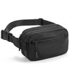 Telena Fanny Packs for Women Men Fashionable Cross Body Belt Bag with Adjustable Straps Black