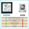 KIDLEDUCT Indoor Outdoor Thermometer Wireless Battery Powered, High Precision Inside Outside Humidity Temperature with Alert, 10S Backlight Weather Thermometers with 1 Sensor, 330ft Wireless, Black