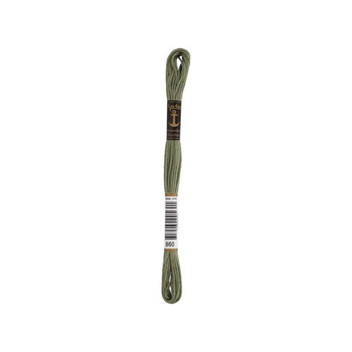 Anchor 6-Strand Embroidery Floss 8.75yd-Laurel Green Medium Light