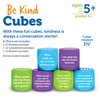 Learning Resources Be Kind Cubes - 6 Pieces, Ages 5+, Social Emotional Learning Toys, Speech Therapists Materials, Emotional Intelligence Toys