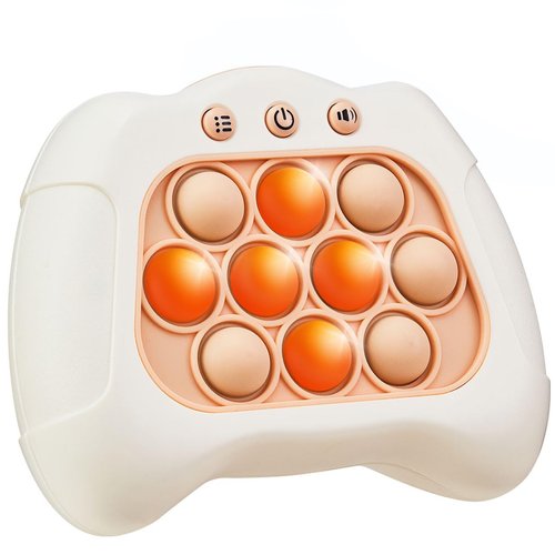 Acvens Fast Push Game,4 Mode,Sensory Toys,Fast Puzzle Game,ADHD,Pop Fidget Toys for Kids Age 6-12,Birthday Gifts for Girls and Boys (Light White)