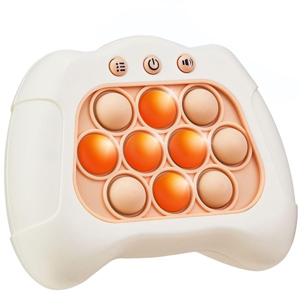 Acvens Fast Push Game,4 Mode,Sensory Toys,Fast Puzzle Game,ADHD,Pop Fidget Toys for Kids Age 6-12,Birthday Gifts for Girls and Boys (Light White)