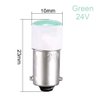 uxcell LED Bulbs 24V, Dashboard Light Green, BA9s Base Bulb 5Pcs