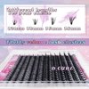 SZYZKJ Eyelash Extension 240pcs Individual Lash Cluster 12-18mm MIX D Curl Lashes Natural Lash Extension DIY Eyelash Extensions at Home Individual Lashes Cluster Wispy Eyelash Cluster