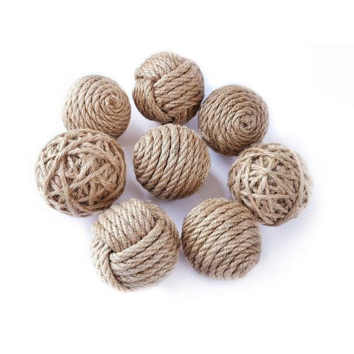 Elkpruu Orbs Decorative Balls Set of 8 for bowls, Perfect Decorative Balls of Vase Filler for Farmehouse Christmas Ornaments 2020