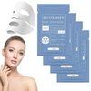 TPILOAW Bio-Collagen Real Deep Mask,Bio Collagen Face Mask Overnight 4PCS Bio Collagen Face Mask，Pure Collagen Films Korean Deep Hydrating Firming Hydrogel Mask
