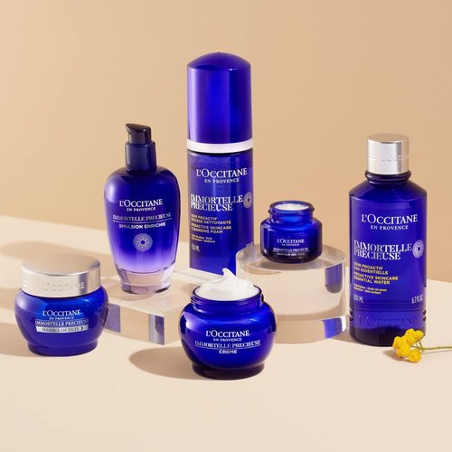 L'OCCITANE Immortelle Precious Cleansing Foam: Clarify Complexion, Gently Cleanse Skin, Minimize Appearance of Pores, Smooth Skin Texture, with Immortelle Essential Oil
