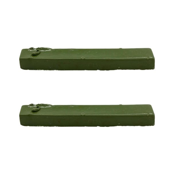 Sthovd 2PCS Green DOP Wax Fit for Lapidary Cabachon Forming Cutting and Polishing Versatile