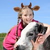 Beviliu Cow Ears Headband - Realistic Animal Cow Horns and Ears Headband Makeup Washing, Furry Fluffy Cow Costume headband for Animal Party Halloween Costume, Brown