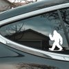 Bigfoot Middle Finger Vinyl Decal Stickers - Durable Vinyl Car Decal - Easy to Apply and Remove - Outdoor and Indoor Use - Adds A Personal Touch to Your Ride