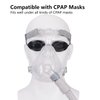 WAHAH 3D Hydrating Moisture Sleep Mask for Dry Eye Relief, Hydrating Dry Eye Relief Sleep Mask, CPAP Moisture Eye Mask for Sleeping, Best Sleep Eye Mask for Women and Men (Dark)
