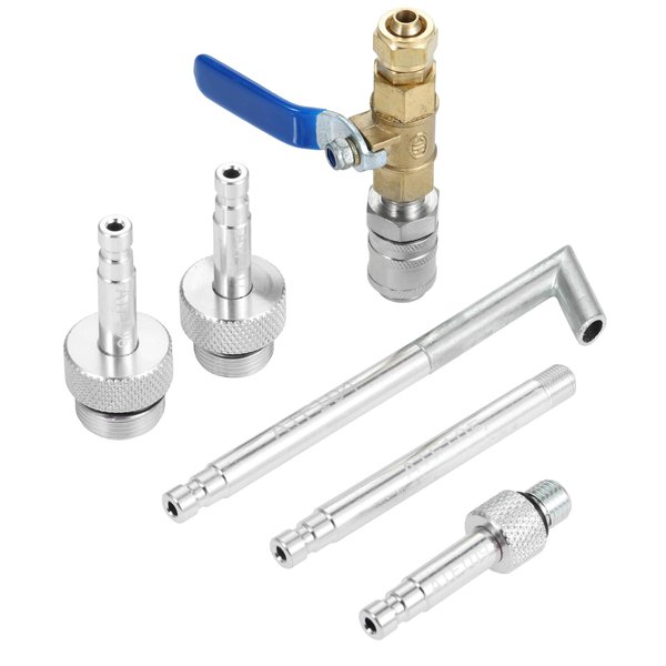 Aupoko Automatic Transmission Fluid Oil Filling Filler Adapter with Shut Off Valve Replacement Tool Compatible with 09G 01J 722.9 CVT DSG ATF Benz 722.9