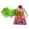 Bezall 100pcs Drawstring Organza Jewelry Candy Pouch Party Wedding Favor Gift Bags (6x8, Mixed Color)