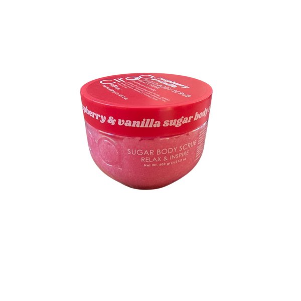 Generic Relax And Inspire With This Raspberry & Vanilla Sugar Body Scrub, 21.2oz