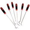 Performance Tool W942 Multi-Shaped and Angled Hook and Pick Tool Set for Garages and Workshops, Black, 6 pieces