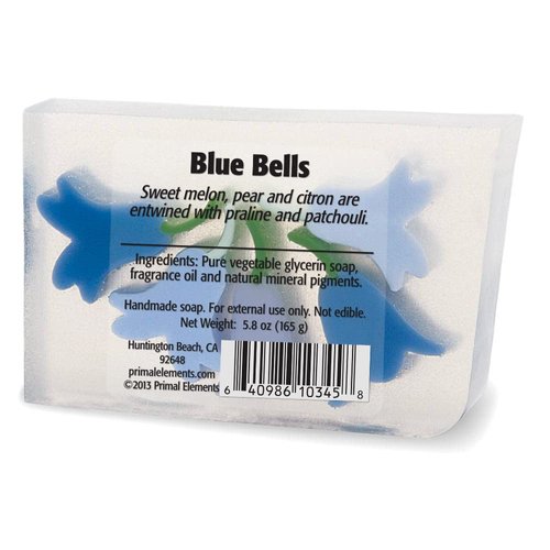 Primal Elements Bar Soap, Blue Bells, 5.8 Ounce