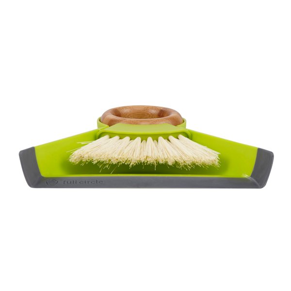 Full Circle Cleaning, Tiny Team Mini Brush & Dustpan Set, Green