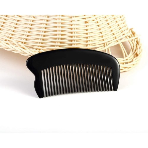 Exquisite Natural Ox Horn Hair Comb 100% Handmade Premium Quality Anti-Static Comb Without Handle (Type Pocket comb)