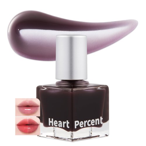 Heart Percent Dote On Mood Top Coating Lip Plumper, High-Shine Glossy Finish Tone Down Color & Mood Changing Lip Gloss 03. Mood Changer