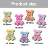 14Pcs Kawaii Cute Bear Nail Charms 3D Nail Art Charms Y2K 3D Resin Nail Charm, Cute Cartoon for Nail Art Decorations Embellishments Scrapbooking Supplies for DIY Crafts Jewelry Making.