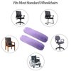 easy-you Soft Armrest Cushion Pad Wheelchair Armrest Covers 2PCS (Purple) Durable Wheelchair Accessories, 100 Count