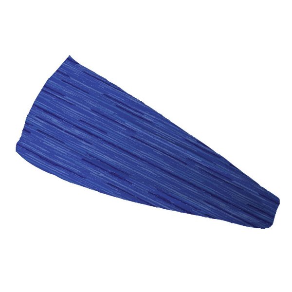 Bondi Band Headbands for Women, 4 Inch Tapered Running Headbands That Stay In Place, Absorbent, Moisture Wicking, Colorful Static Print, Royal