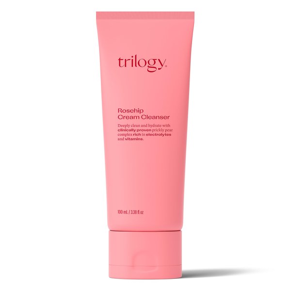 Trilogy Cream Cleanser for All Skin Types 3.4 Ounce