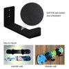 Mind and Action Solid Aluminum Snowboard Rack,Ski Wall Mount Display,Home and Garage Snowboard Storage (1 Pair)