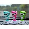 4 Pcs Window Sun Catcher Solar Powered Dancing Animal Swinging Animated Bobble Dancer Toy Car Decor, Solar Window Toys Flower Shark Monkey Chicken Portable Suncatchers(Random Flower Style)