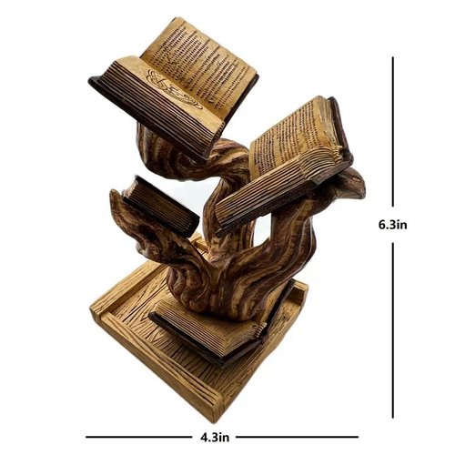 Thyggzjbs Magic Book Dice Tower,Tomes of Magics Dice Tower Magics Dice Tower Big Book Dice Tower Ornaments Clear Ornament Bulbs,Personalized Magic Dice Tower BookCollection (Burlywood)