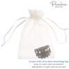 Parcelona French Plume Tortoise Shell Small Celluloid Jaw Hair Claw Clip Clamp Clutcher- 2 inches