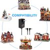 2 Pcs 4.5V Lemax Power Adapter with 3 Output Jacks Compatible with Lemax Lighted Accessory 94566 94563 94564 94565 74295 74269 84428 Christmas Halloween Village Lights Micro Lighting Building Decor
