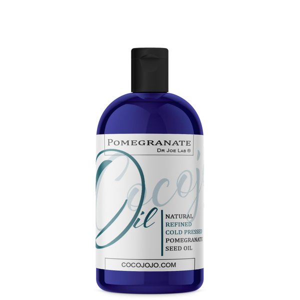 cocojojo Pomegranate Seed Oil 100% Pure Cold Pressed 16 oz Refined Perfect for Skin Hair Nails Cuticles Premium Grade