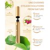 Feyano Eyelash Serum- Natural Comestic Eyelash Growth Serum for Longer, Thicker Lashes & Brows, Boost Lash Growth Serum Vegan & Cruelty-Free-Niacinamide, Centella Asiatica Leaf Extract(15 mL Gold)