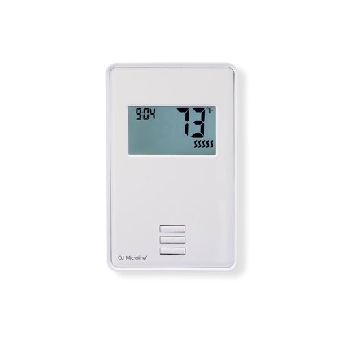 OJ Microline Thermostat with Built-in GFCI UTN4-4999. Non Programmable Thermostat for Radiant Floor Heating System, Dual Sensing and Dual Voltage 120v & 240v Capabilities. Includes Floor Sensor