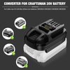 OGJUNX Adapter Compatible with Craftsman 20V Battery, Convert to for SKIL 20V Battery PWR CORE Cordless Power Tool Use (Adapter Only)