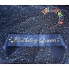 Dgasin Birthday Queen Tiara and Sash Happy Birthday Party Supplies Birthday Queen Black Glitter Satin Sash and Headband Girl Tiara Party Hair Accessories Birthday Party Decorations