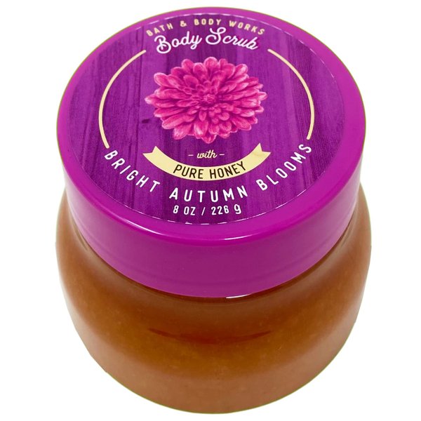 Bright Autumn Blooms Body Scrub with Pure Honey - 8 oz / 226 g