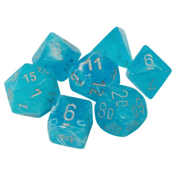 Luminary Polyhedral Sky-Silver 7-Die Set