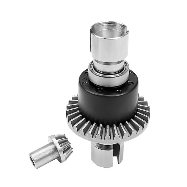 QAGGUM RC Car Differential and Differential Drive Gear Compatible with Hyper GO H16GT H16DR H16BM 1:16 1:14 Scale Replace 16420Y 10402Y Powder Metallurgy Material